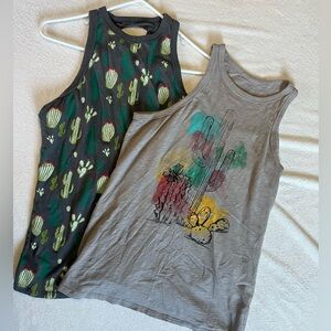 2 Rock & Roll Denim tank tops (both size L)